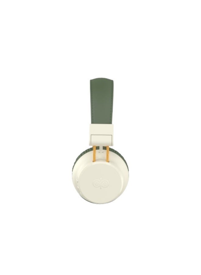 Engage HS E30– Wireless Over-Ear Headset with Active Noise Cancellation Upto 55H Playtime with Crystal-Clear Audio, Army Green - Image 2